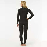 Traje Neopreno RIP CURL Women Dawn Patrol 4/3 Chest Zip Black (2025)