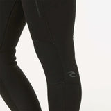 Traje Neopreno RIP CURL Women Dawn Patrol 4/3 Chest Zip Black (2025)