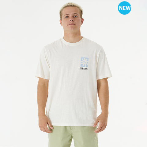 Camiseta RIP CURL Salt Water Culture Block Out - Bone