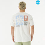 Camiseta RIP CURL Salt Water Culture Block Out - Bone