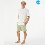 Camiseta RIP CURL Salt Water Culture Block Out - Bone
