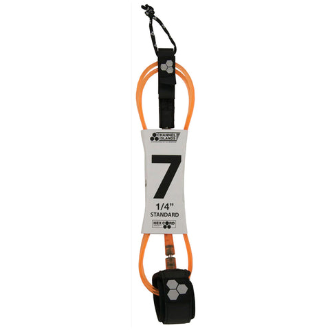 Leash CHANNEL ISLANDS 7' Standard Leash - Orange