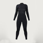 Neopreno O'NEILL Women Hyperfreak 4/3+ Black/Black. Chest Zip.