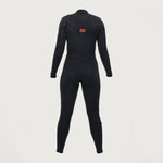 Neopreno O'NEILL Women Hyperfreak 4/3+ Black/Black. Chest Zip.