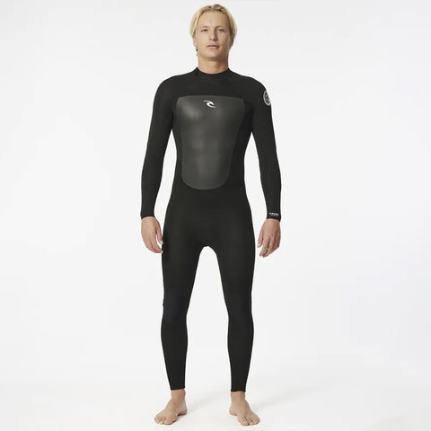 Traje Neopreno RIP CURL Omega 4/3 Back Zip (2025) - Black