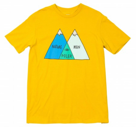 POLER Men Tee VENN (Golden Rod)