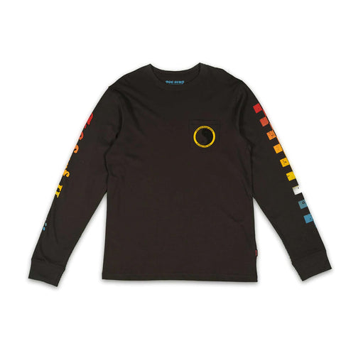 Camiseta TOWN & COUNTRY YR SET RAIL L/S TEE - WASHED BLACK