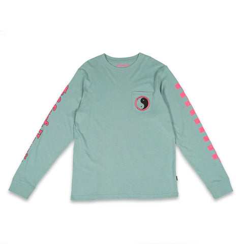 Camiseta TOWN & COUNTRY YR SET RAIL L/S TEE - WASHED TEAL