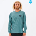 Camiseta manga larga RIP CURL Wetsuit Icon Tee - Blue Stone