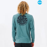 Camiseta manga larga RIP CURL Wetsuit Icon Tee - Blue Stone