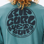 Camiseta manga larga RIP CURL Wetsuit Icon Tee - Blue Stone