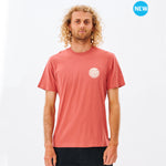 Camiseta RIP CURL Wettie Essential White -  Dusty Mushroom