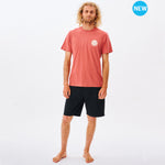Camiseta RIP CURL Wettie Essential White -  Dusty Mushroom