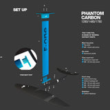 Foil F-ONE PHANTOM CARBONO 1280 (SURF/SUP/WING FOIL)