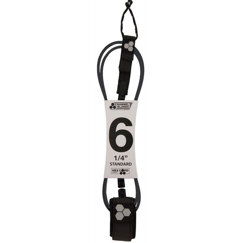 Leash CHANNEL ISLANDS 6' Standard Leash - Black