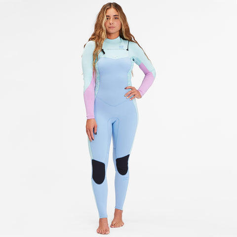 Neopreno BILLABONG  Teen Synergy 4/3mm Chest Zip GBS - Iceberg