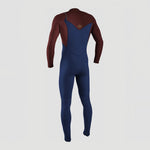 Neopreno O'NEILL Hyperfreak 4/3+ Chest Zip. Navy/Bloodshot