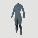 Neopreno O'NEILL Women Hyperfreak 4/3 + Dusty Blue. Chest Zip.