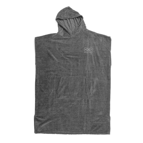 Poncho OCEAN&EARTH Mens Lightweight Hooded - Charcoal