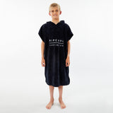 Poncho RIP CURL Hooded Towel Boy - Black