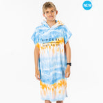 Poncho RIP CURL Printed Hooded Boy - Blue/White