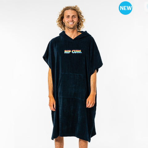 Poncho RIP CURL Icons Hooded Towel - Navy