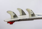 Quillas FEATHER FINS SUPERLIGHT GREY MEDIUM (FUTURES) TRI FINS
