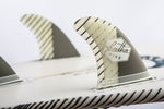 Quillas FEATHER FINS SUPERLIGHT GREY MEDIUM (FUTURES) TRI FINS
