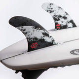 Quillas FEATHER FINS JORGANN COUZINET ATHLETE SERIES R/B. LARGE (FUTURES) TRI FINS