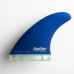 Quillas FEATHER FINS ULTRALIGHT HEXA CORE BLUE. SINGLE TAB