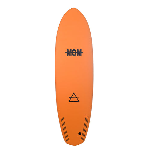 Tabla de Surf MOM Diamond Tail 6'6 - Orange (SOFTBOARD)