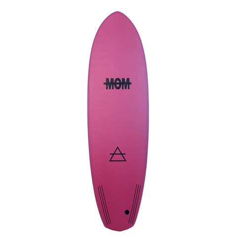 Tabla de Surf MOM Diamond Tail 6'6 - Pink (SOFTBOARD)