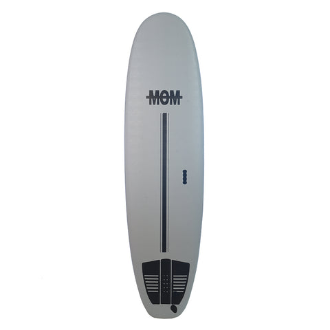 Tabla de Surf MOM MiniLong 7'0 - Grey (SOFTBOARD)