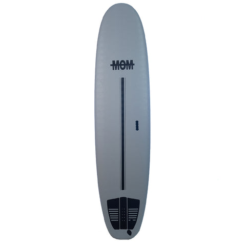 Tabla de Surf MOM MiniLong 8'0 - Grey (SOFTBOARD)