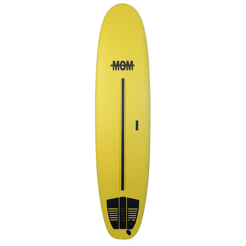 Tabla de Surf MOM MiniLong 8'0 - Yellow (SOFTBOARD)