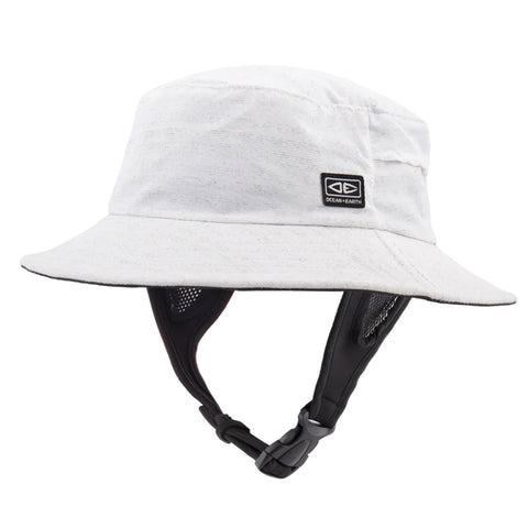 Sombrero OCEAN & EARTH Mens Bingin Soft Peak Surf Hat - White Marley