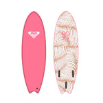 Tabla surf ROXY Softboard Bat 6'0 - Tropical Pink