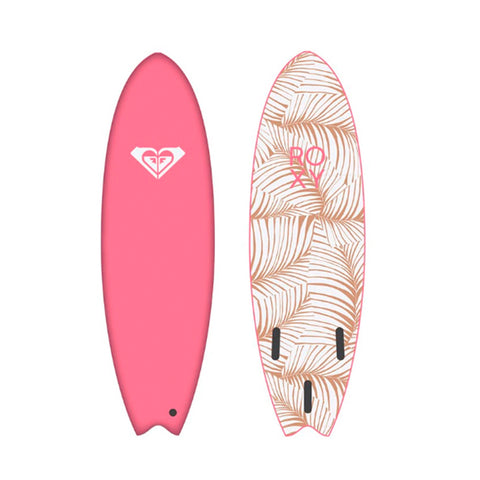Tabla surf ROXY Softboard Bat 6'0 - Tropical Pink