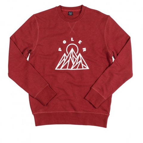 Sudadera POLER MOUNTAIN CREW (Red)