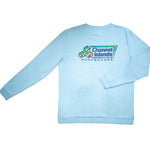 Sudadera CHANNEL ISLANDS SPLATTER FLAG MEN'S CREW SWEATER Ocean Blue