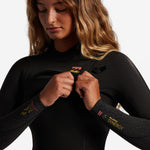 Neopreno BILLABONG  4/3mm Synergy Chest Zip - Wild Black